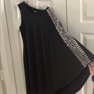 ABS Allen Schwartz XS Black 1 Shoulder Dress